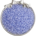 Perles de rocaille 4mm violet clair dans un plateau argenté pour bijoux DIY - 4mm (Ouverture Environ 1mm) / 10g/Paquet(env. 160 pièces) / Bleu Azur(DJ16)
