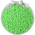 Neongrüne glänzende Ölfarbe Glasperlen für DIY handgefertigten Schmuck Basteln - 4mm (10g/Packung) / Grün