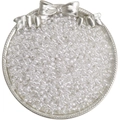 Perles de rocaille 4mm blanc crème pour bijoux DIY présentées dans un plateau argenté - 4mm (Ouverture Environ 1mm) / 10g/Paquet(env. 160 pièces) / Gris Fumé(DJ23)