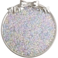 Perles de rocaille 4mm couleurs macaron avec finition irisée pour création de bijoux DIY - 4mm (Ouverture Environ 1mm) / 10g/Paquet(env. 160 pièces) / DJ Macaron Mélange