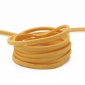 Spule mit ingwergelber 3mm Wildlederimitat-Kordel für DIY-Schmuckherstellung - 3mm (Tatsächlich 2.5-2.6mm) / Ca. 90m/Rolle / Ingwergelb
