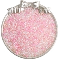 Mélange de perles de rocaille rose et transparentes de 4mm pour bijoux DIY créatifs - 4mm (Ouverture Environ 1mm) / 10g/Paquet(env. 160 pièces) / Série DJ Rose