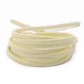 3mm hellgelbe Wildlederimitat-Kordelspule für DIY-Schmuck und geflochtene Halsketten - 3mm (Tatsächlich 2.5-2.6mm) / Ca. 90m/Rolle / Beige