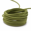 Grasgrünes Wildlederimitat-Band 3mm für Schmuckherstellung, flache Spule für DIY-Bastelarbeiten - 3mm (Tatsächlich 2.5-2.6mm) / Ca. 90m/Rolle / Grün