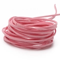 Spule aus 3 mm rosa Wildlederimitat für DIY-Schmuck und Traumfänger-Bastelarbeiten - 3mm (Tatsächlich 2.5-2.6mm) / Ca. 90m/Rolle / Rosa