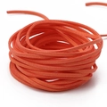 3mm orangefarbene Wildlederband-Rolle für DIY-Schmuck und Webarmbänder - 3mm (Tatsächlich 2.5-2.6mm) / Ca. 90m/Rolle / Orange