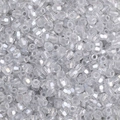 4mm faceted round aurora white beads for DIY jewelry making handmade accessories - 10g/Pack, Approx. 140 Beads, 4mm, Hole Approx. 1mm / Dreamy Gray