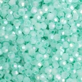 4mm μέντα πράσινες χάντρες με επίστρωση AB για χειροποίητα κοσμήματα DIY - 10g/Πακέτο, Περίπου 140 Χάντρες, 4mm, Τρύπα Περίπου 1mm / Σύννεφο Πράσινο