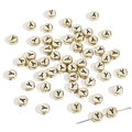 Golden flat round acrylic alphabet beads with black letter Y for DIY jewelry making - Letter Y Round Gold / 4x7mm Hole approx 1mm (50 Pieces/Pack)