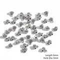 Antique silver finish alloy spacer beads with sunflower pattern, 6mm length for DIY jewelry - Floral Relief Style (BJI1048) / 20 Pieces/Pack (Length 6mm/Hole Dia 3mm) / Antique Silver