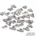 Antique silver plated 4mm cylindrical spacer bead with 5mm hole for DIY jewelry - Triple Groove Cylindrical Style (BJI1048) / 20 Pieces/Pack (Length 4mm/Hole Dia 4.5mm) / Antique Silver