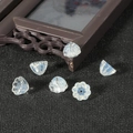 Translucent milky white lotus seed pod bead for DIY traditional hair ornaments - Bulk Packaging / Opal White
