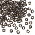 Antique bronze plum blossom flower spacer beads for DIY jewelry making and bracelets - Antique Bronze