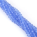 Perline in vetro sfaccettato blu cielo da 6mm per creazione di gioielli fai-da-te - 6mm (Circa 95-98 Pezzi/Confezione) / Azzurro