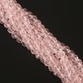 Fili di perline di vetro rosa sfaccettate da 6mm per la creazione di gioielli fai da te - 6mm (Circa 95-98 Pezzi/Confezione) / Rosa Acqua