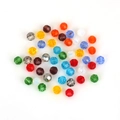 Perline di vetro sfaccettate da 6mm in colori vivaci per creazioni di gioielli fai da te - 6mm (Circa 95-98 Pezzi/Confezione) / Multicolore
