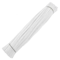 Detalle de un mazo de limpiapipas blancos de 5mm para proyectos de artesanía creativa - Blanco