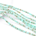 Mint green natural shell disc beads with brown marble texture for DIY jewelry making - 4mm (Approx 200-230 Pieces/Pack) / Turquoise Green