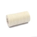 Natuurlijk beige katoenen koord op rol voor doe-het-zelf handwerk en cadeauverpakking - 2mm / Ong. 100m per rol (1 rol/pak) / Beige