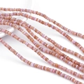 Pink and purple shell disk beads for DIY bracelets and jewelry making material - 4mm (Approx 200-230 Pieces/Pack) / Lilac Purple