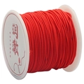 Cordino elastico in poliestere rosso per creazione di gioielli DIY e artigianato - Rosso