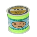 Fil de jade tressé vert néon sur bobine pour bijoux DIY et bracelets - 0.8mm 100 Yards / Vert clair