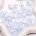 Light blue translucent acrylic assorted shape beads for DIY handmade jewelry crafts - 20g/Pack (Approx. 25-30 Pieces) / Lake Blue