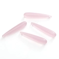 Pink translucent resin water drop pendants for DIY jewelry making, set of four pieces - 6x33mm (5 Pieces/Pack) / Pink