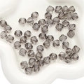 Rauchgraue 10 mm facettierte Acryl-Bicone-Perlen für DIY-Schmuckherstellung und Ketten - Raute / 10mm (20g/Pack ca. 46 Stk) / Schwarz