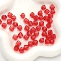Leuchtend rote 10mm facettierte Acryl-Bikone-Perlen für DIY-Schmuck und Bastelarbeiten - Raute / 10mm (20g/Pack ca. 46 Stk) / Rot