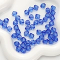 10mm facettierte Acrylperlen in Dunkelblau, Bicone-Form für DIY handgefertigten Schmuck - Raute / 10mm (20g/Pack ca. 46 Stk) / Königsblau