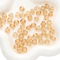 Facettierte 10mm Champagner Acryl Bicone Perlen für DIY-Schmuck in weißer Schale - Raute / 10mm (20g/Pack ca. 46 Stk) / Hellkaffee