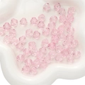 Facettierte 10mm hellrosa Acryl-Bicone-Kristallperlen für DIY-Schmuck und Bastelarbeiten - Raute / 10mm (20g/Pack ca. 46 Stk) / Rosa