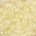 Frosted cream glass round beads with matte finish for DIY jewelry making and crafts - 8mm (50 Pieces/Pack) / Yellow
