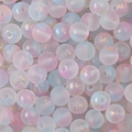Pink and blue gradient frosted glass beads with gold foil for DIY jewelry making - 8mm (50 Pieces/Pack) / Gradient Blue Purple