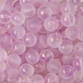 Frosted light purple glass beads with gold foil flakes for DIY jewelry making - 10mm (30 Pieces/Pack) / Violet