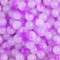 DIY purple gradient round glass beads with glossy finish for jewelry making projects - 8mm (50 Pieces/Pack) / Color 19