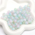 DIY macaron gradient cracked glass beads for handmade jewelry making in a white dish - 10mm (20 Pieces/Pack) / Blue Pink Green Mix