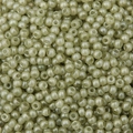 Gros plan de perles de rocaille vert olive nacrées pour la création de bijoux DIY - 4mm-20g/Paquet (environ 300 pièces) / Vert Haricot