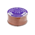Fil de nylon ciré marron FGB taille #15 pour perles de rocaille japonaises bobine 50 yards - Brun