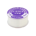 Fil à perles en nylon ciré blanc bobine taille #02 50 yards pour perles de verre japonaises - Blanc