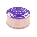 Fil à perles en nylon ciré rose taille 14 pour bijoux sur bobine de 50 yards - Rose