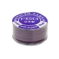 Fil de nylon ciré japonais pour perles de rocaille sur bobine transparente en violet foncé - Violet