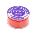 Fil de nylon ciré #22 rouge vif sur bobine de 50 yards pour la création de bijoux DIY - Rouge