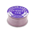 Fil de nylon ciré violet FGB #18 pour perles japonaises, bobine de 50 yards - Violet Pâte de Haricot