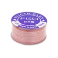 Fil à perles en nylon ciré rose pour perles japonaises sur bobine transparente - Rose Foncé