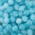 Light blue resin beads with golden shimmer effect for handmade DIY jewelry making - 10mm (10 Pcs/Pack) / Lake Blue Mermaid Bead