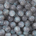 Blue-grey resin cat eye beads with gold glitter for DIY jewelry making and necklaces - Grey Mermaid Bead