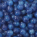 Sparkling deep blue resin beads with gold dust finish for DIY jewelry making and crafts - Dark Blue Mermaid Bead