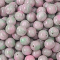 Pink and green marbled resin beads for DIY jewelry making necklaces and bracelets - Pink Green Pattern